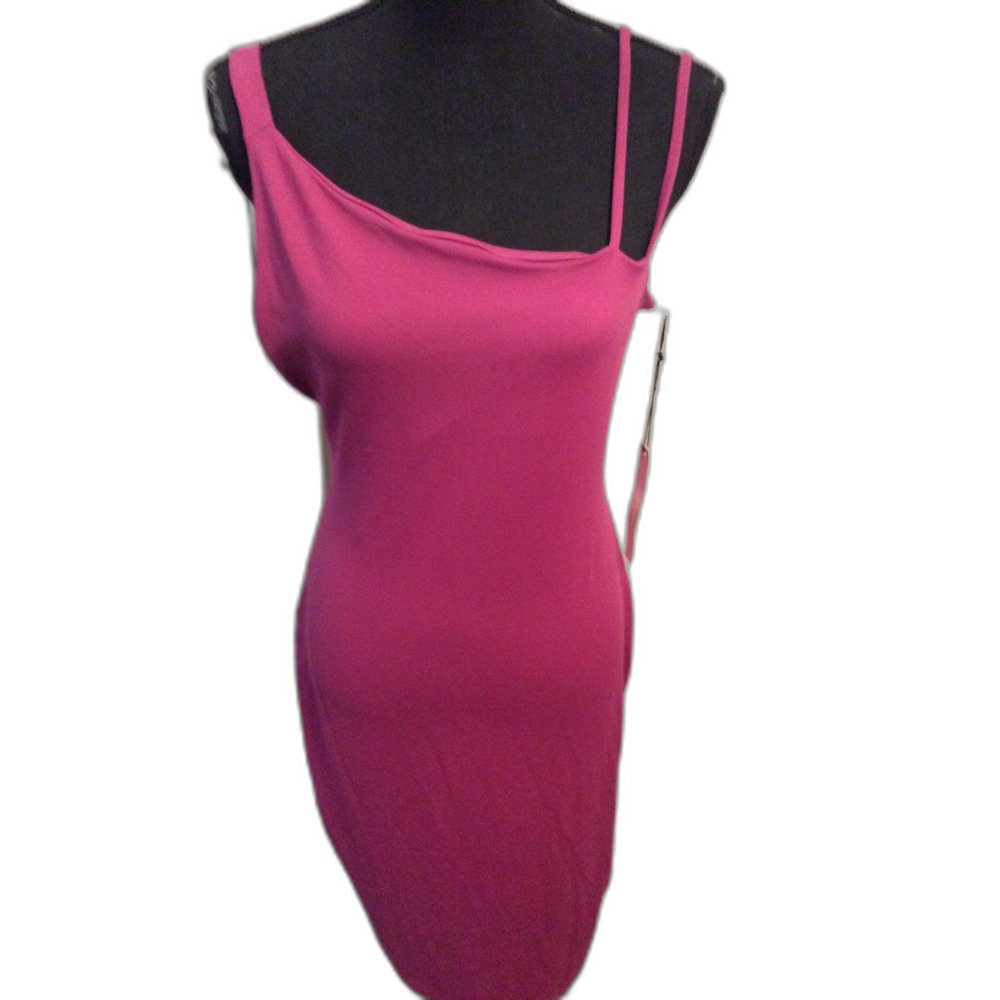 NWT New Susana Monaco Bodycon Plum Size Large L